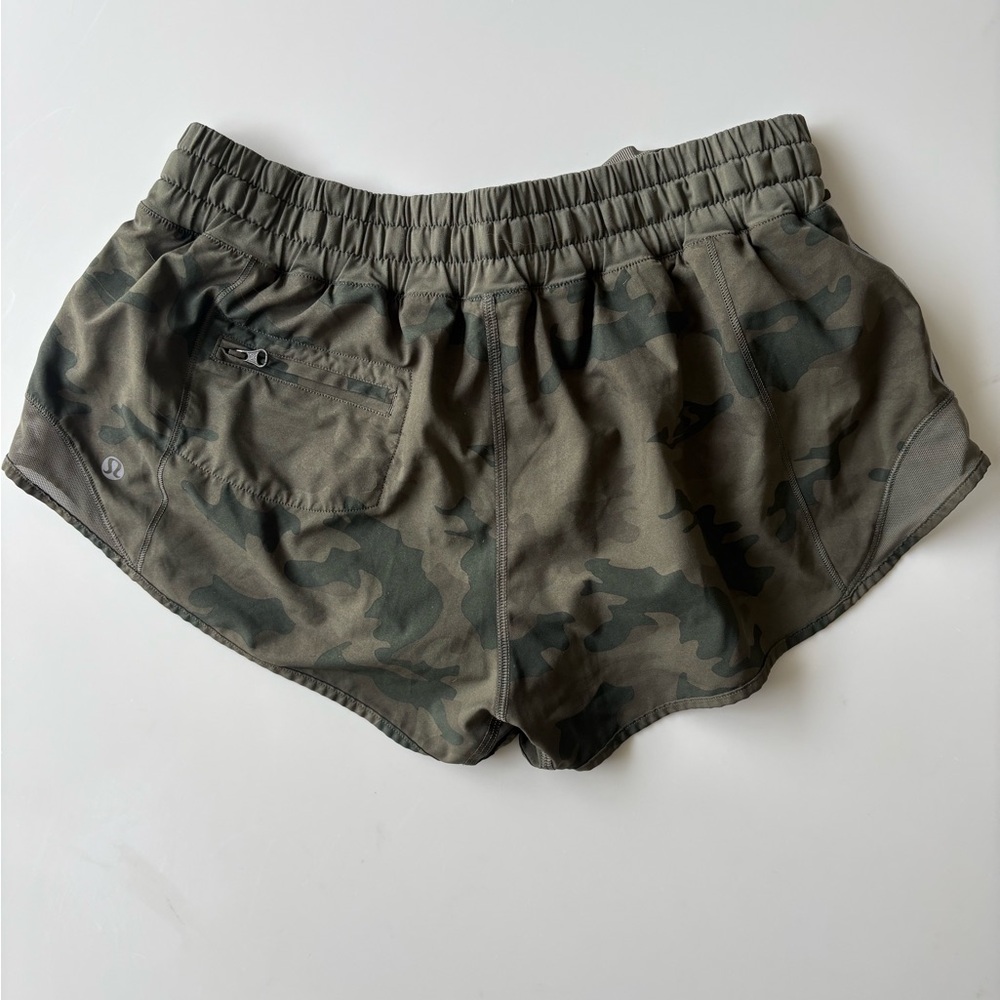 LULULEMON CAMO RUNNING SHORTS - Picture 2 of 5